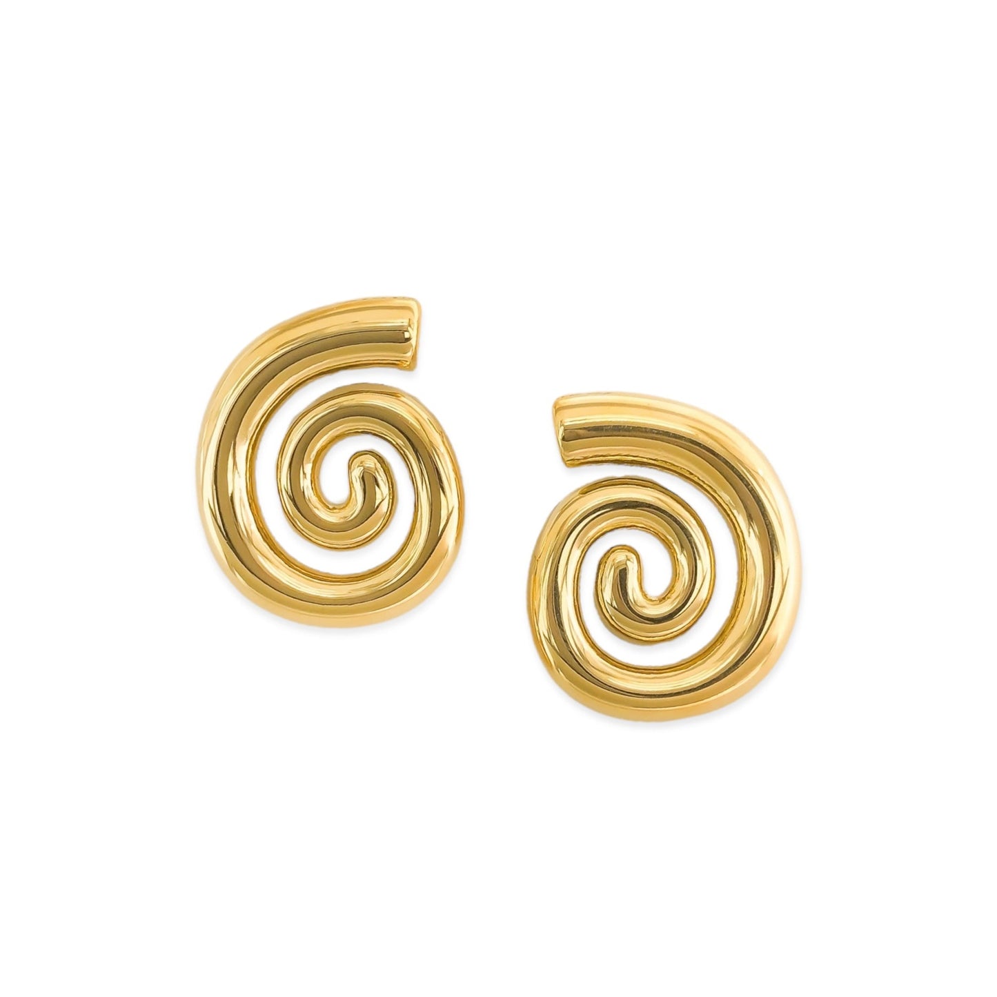 Swirl Earrings Water Resistant
