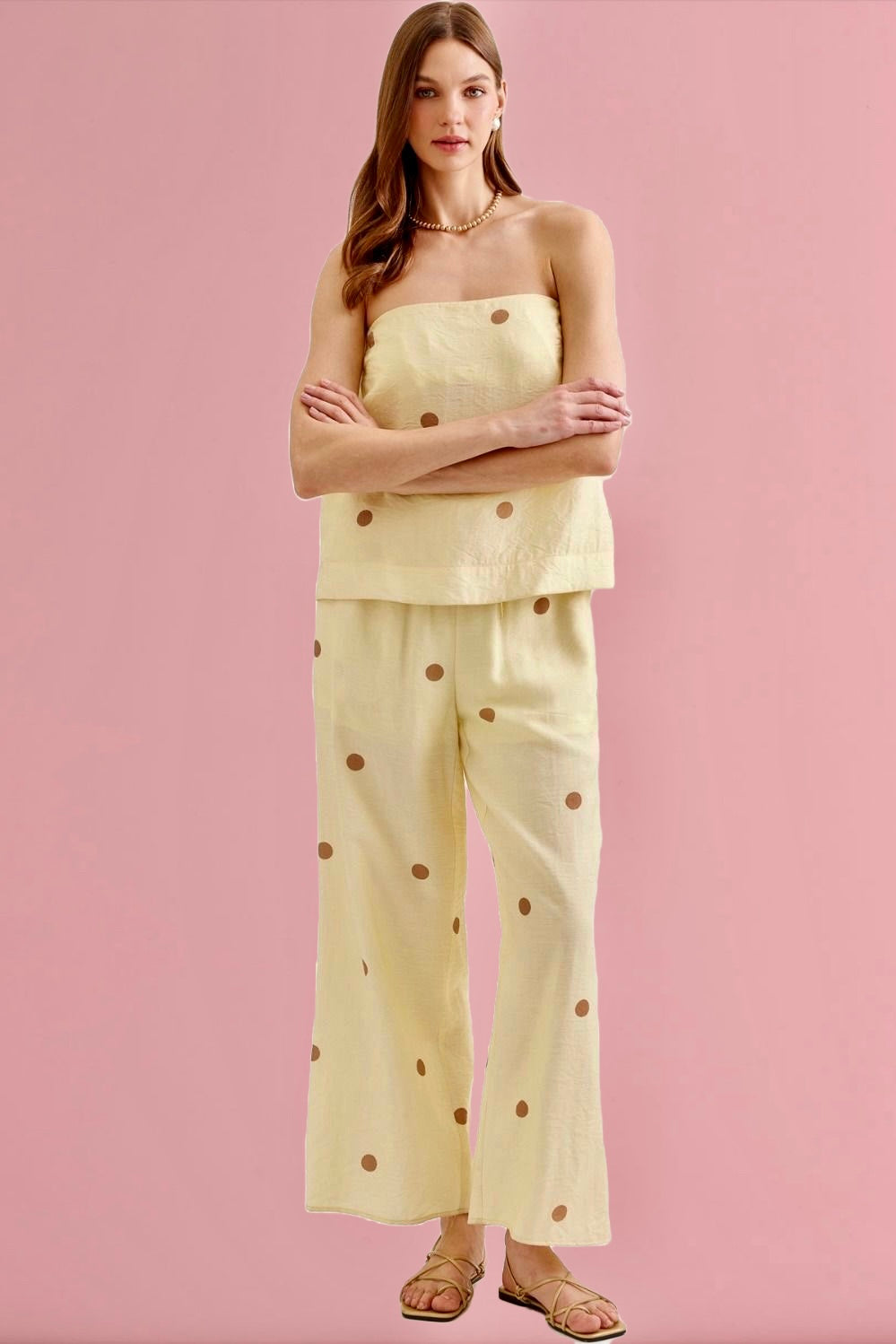 Polka Dot Pants Set