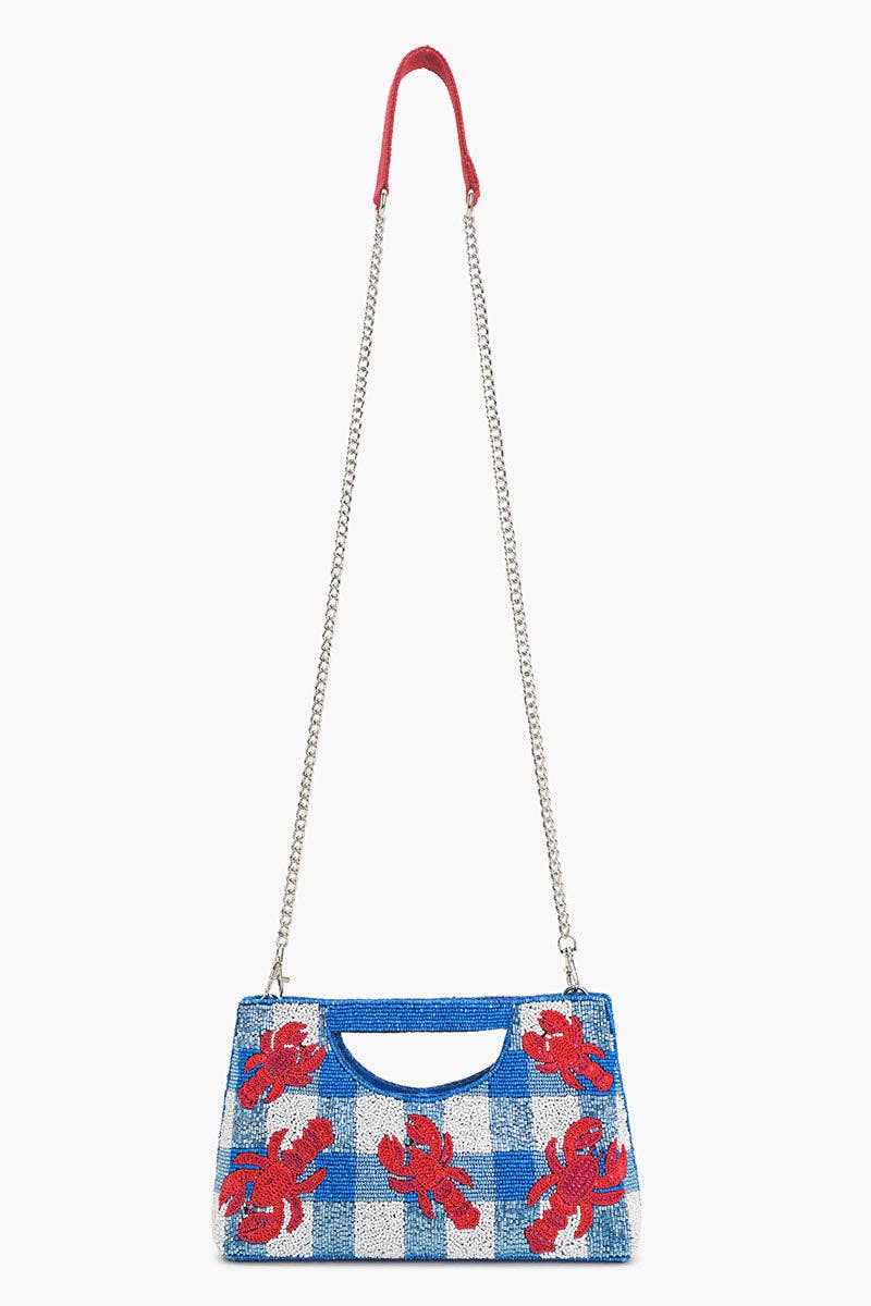 Lobster Beaded Clutch