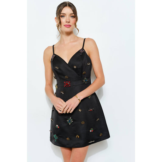 Adora Satin Mini Dress