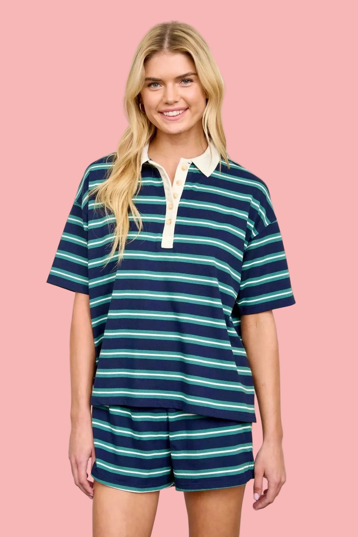 Polo Shorts Set