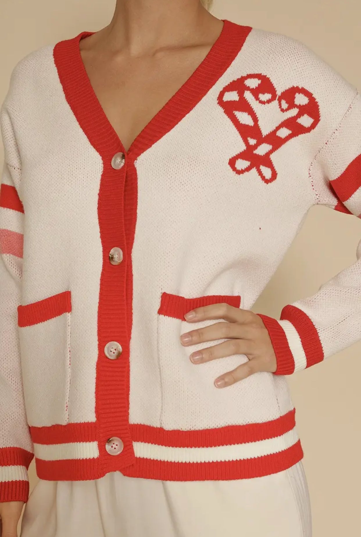 Candy Cane Sweater