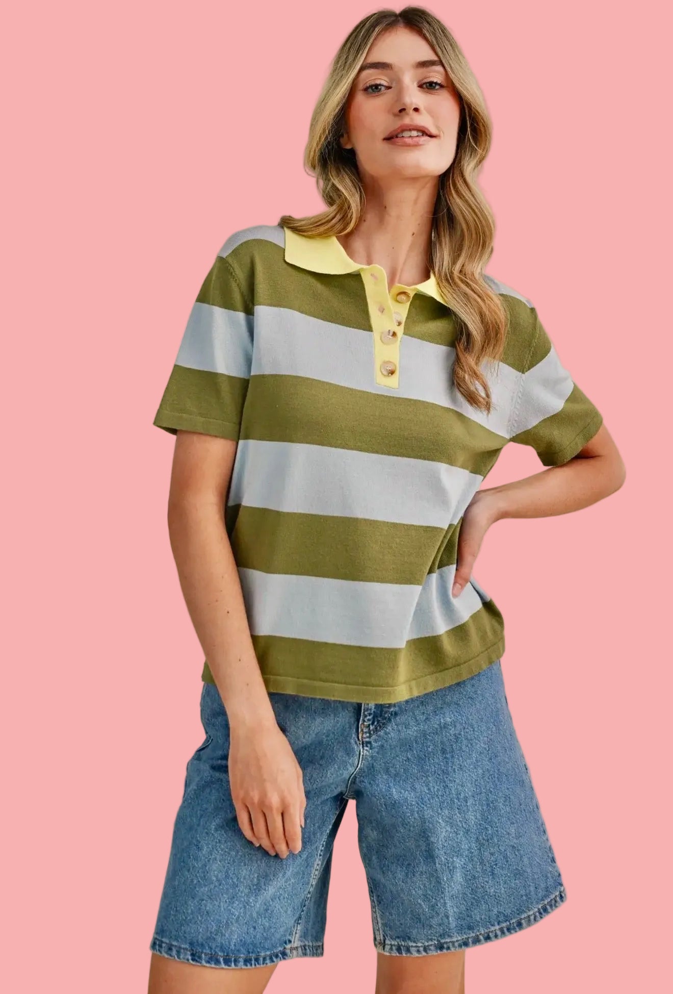 Reny Striped Polo