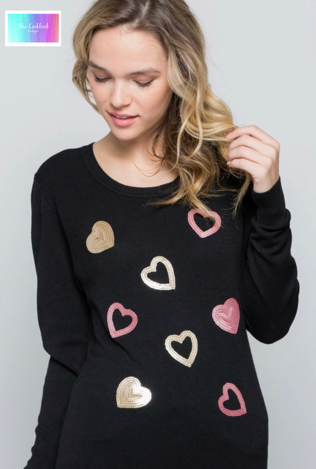 Black Mini Hearts