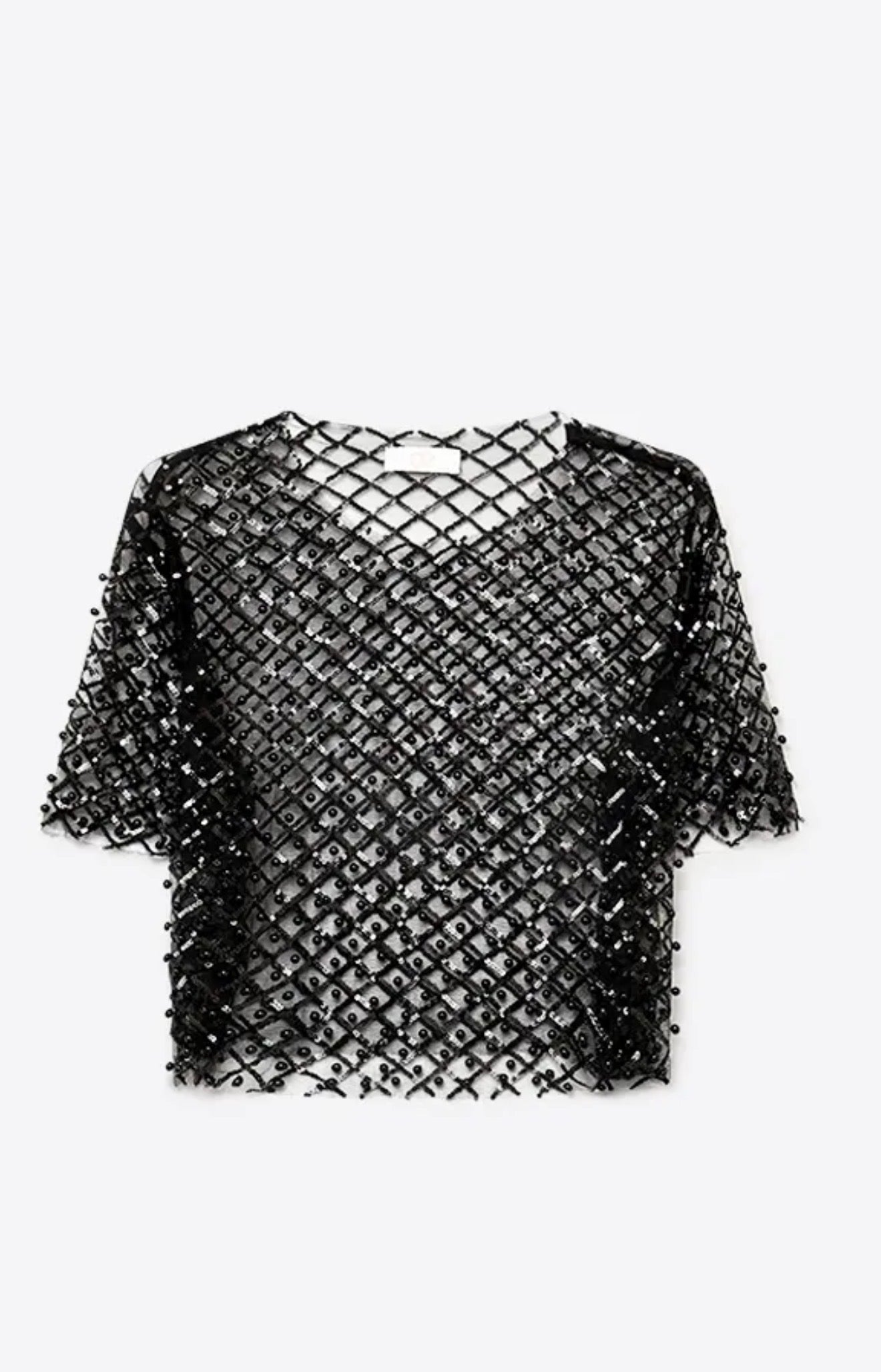 Black Beaded Top