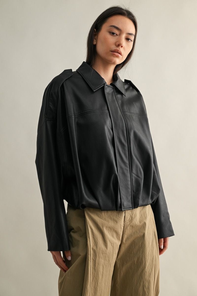 Blair Faux Leather Jacket