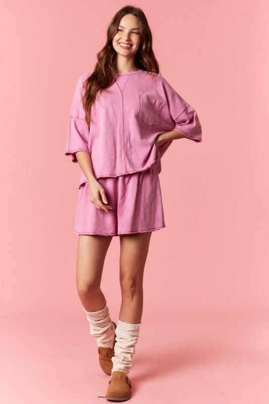 Pink Skort Set