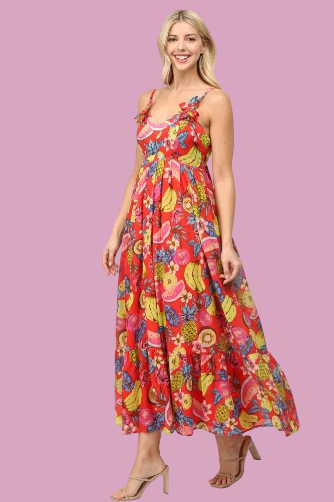 Fruit Lover Maxi Dress
