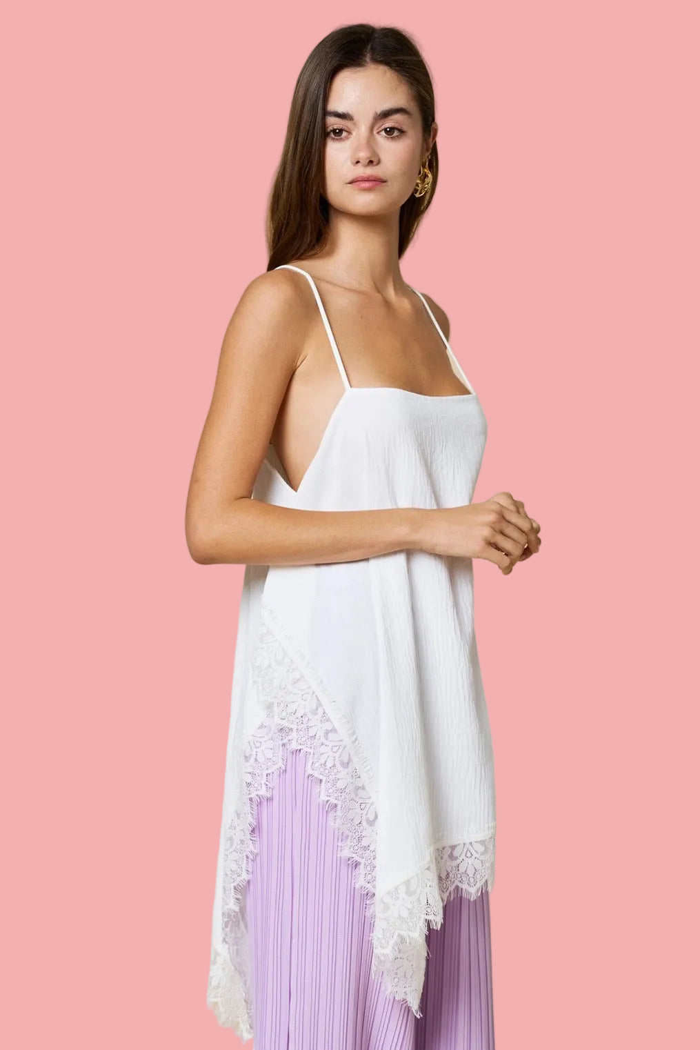 White Aurora Top