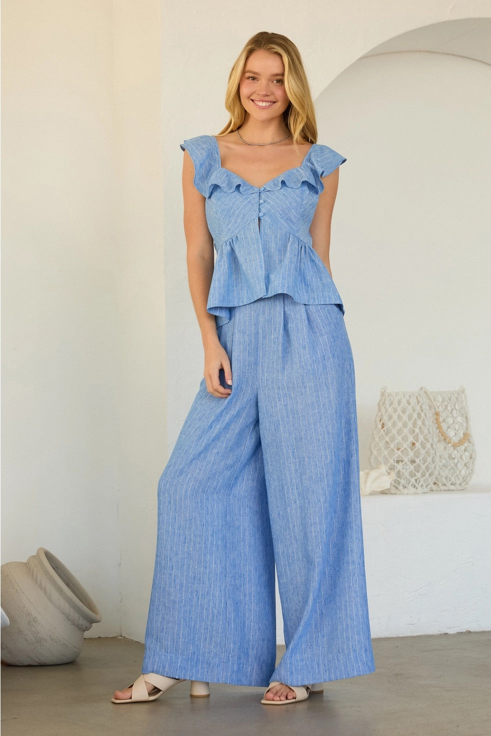 Silvia Peplum Top