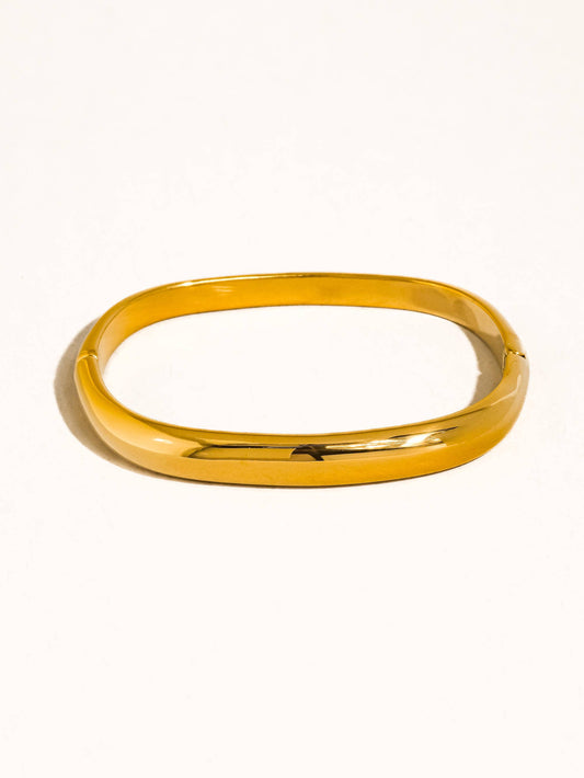 18K Gold Non-Tarnish Classic Bangle