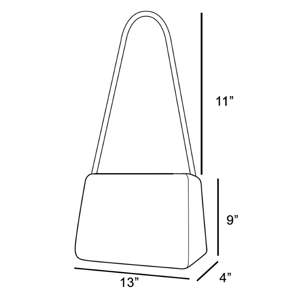 Suede Studded Hobo Bag