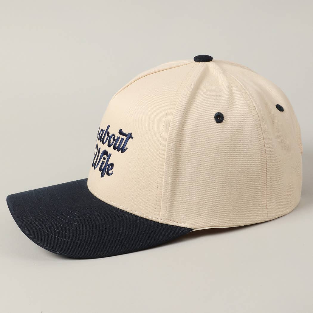 Sorry About My Husband Embroidery Cap