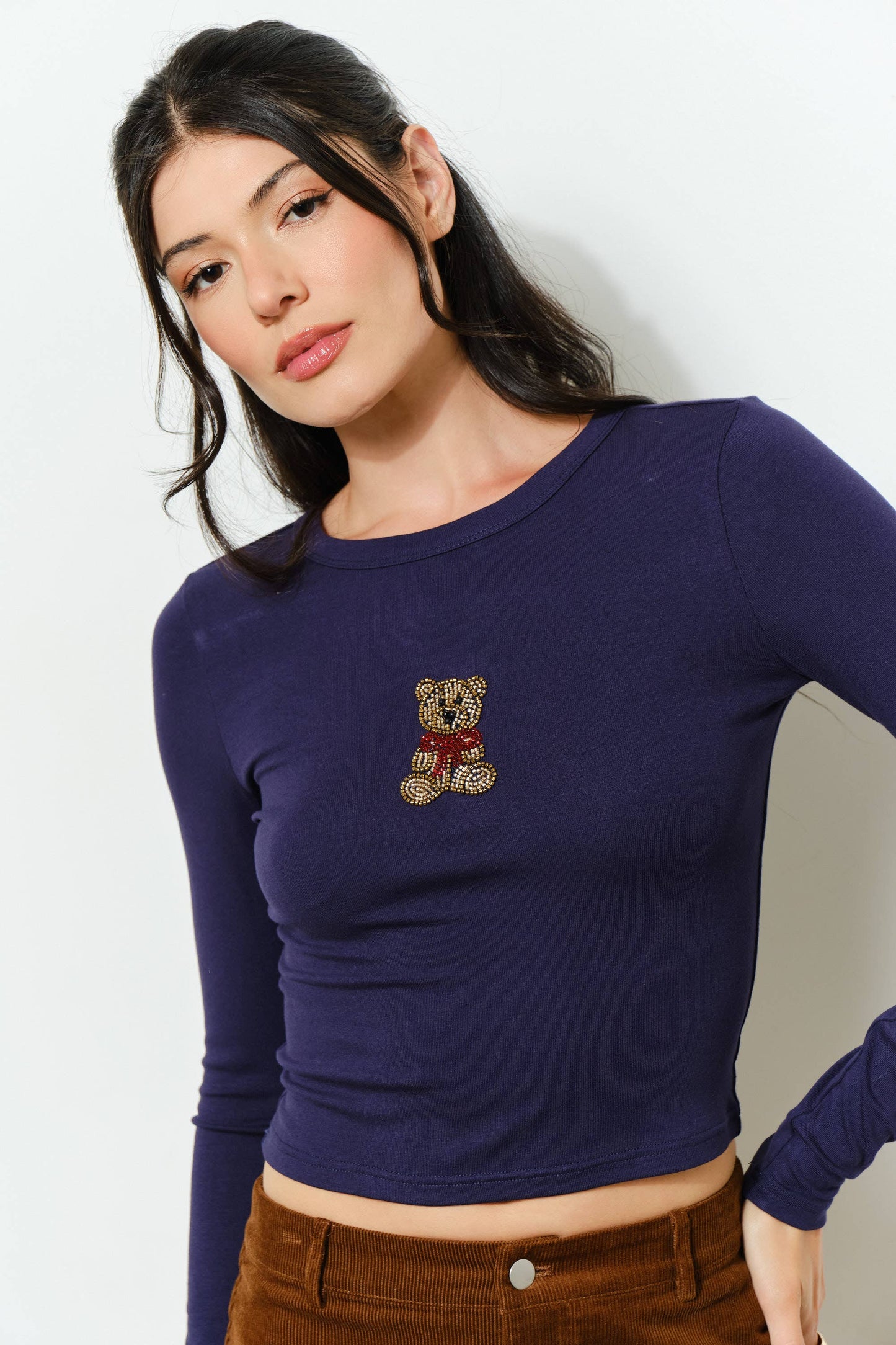 BEAR BEADED TOP