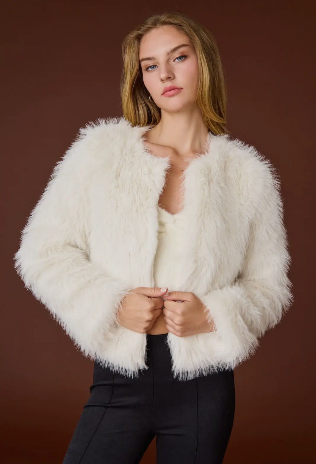 White Fur Jacket