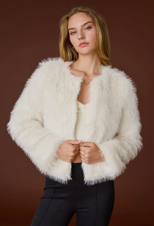 White Fur Jacket