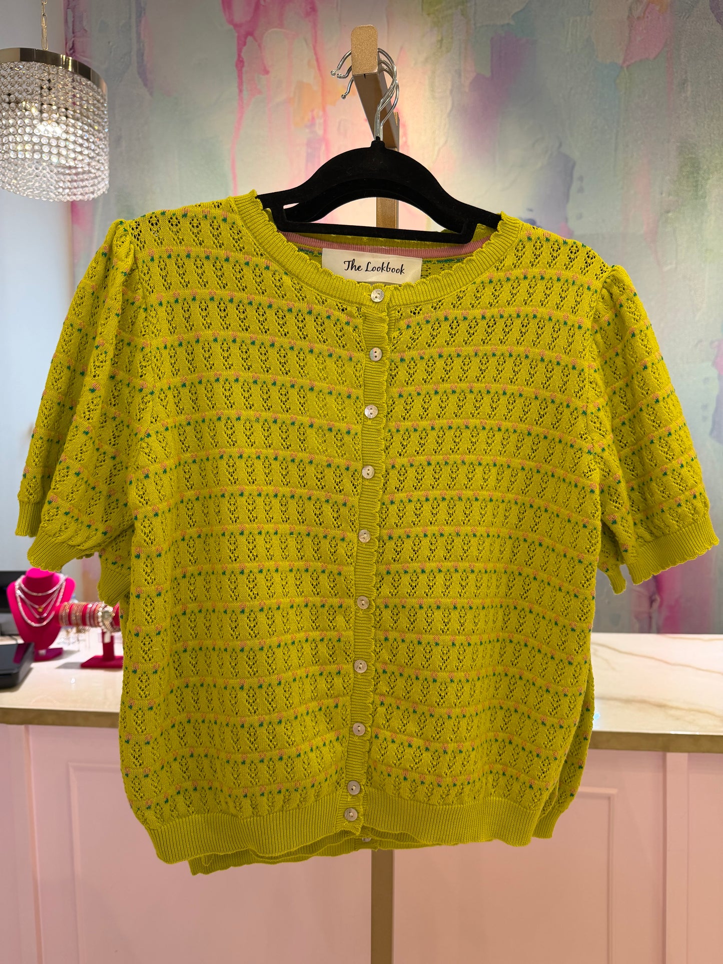 Sara Lime Top