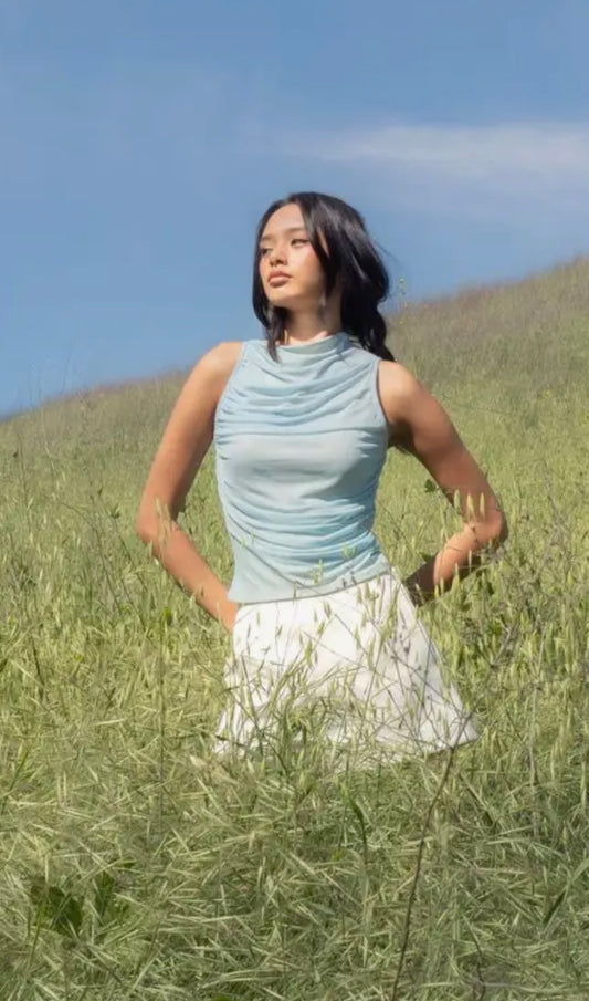 Elia Mesh Top