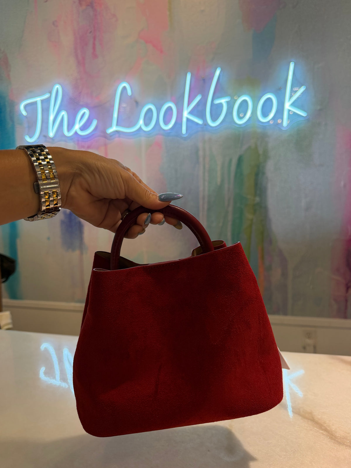 Ellie Suede Bag