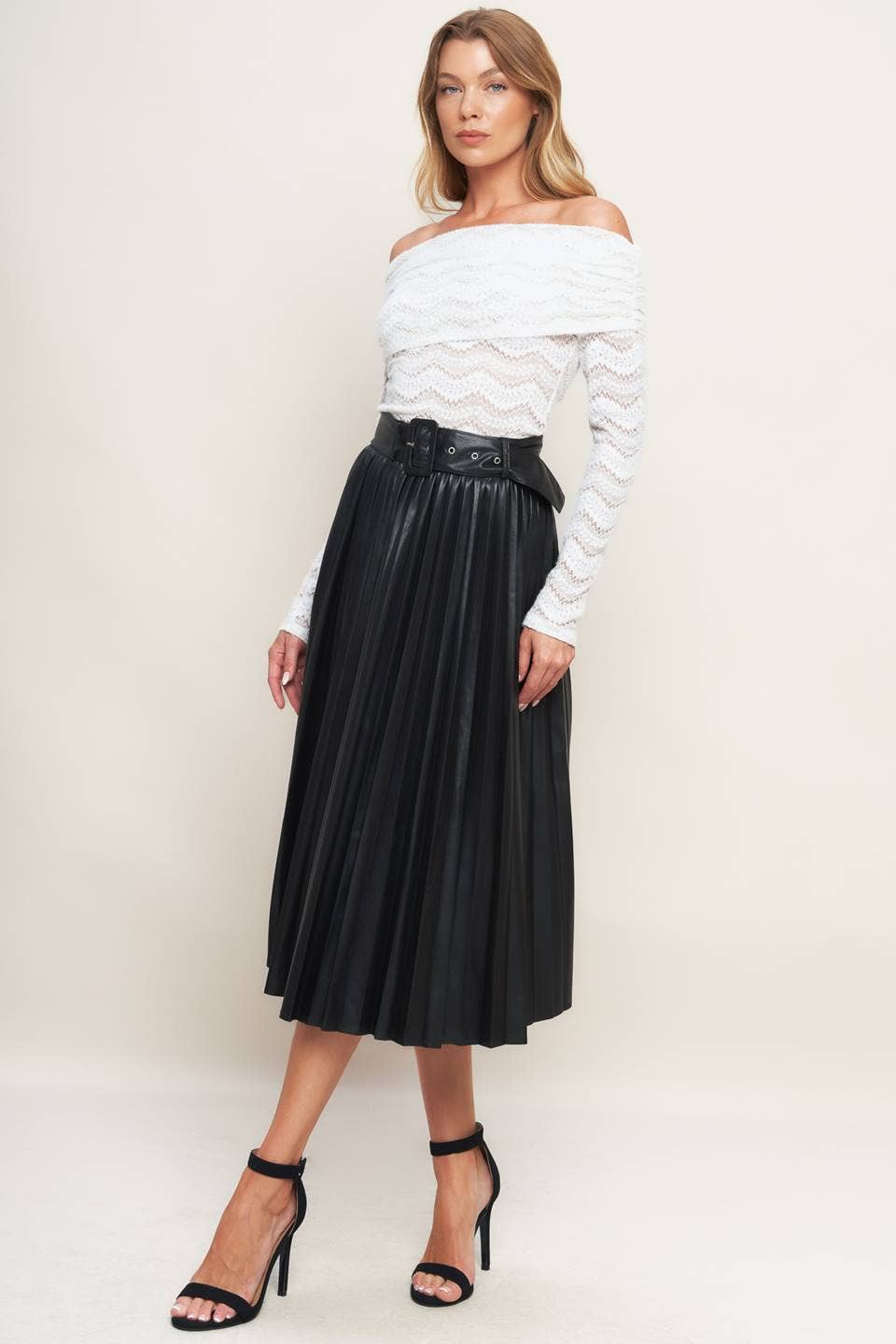 Estela Pleated Skirt