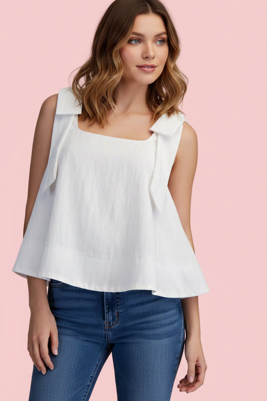 Glenda White Top