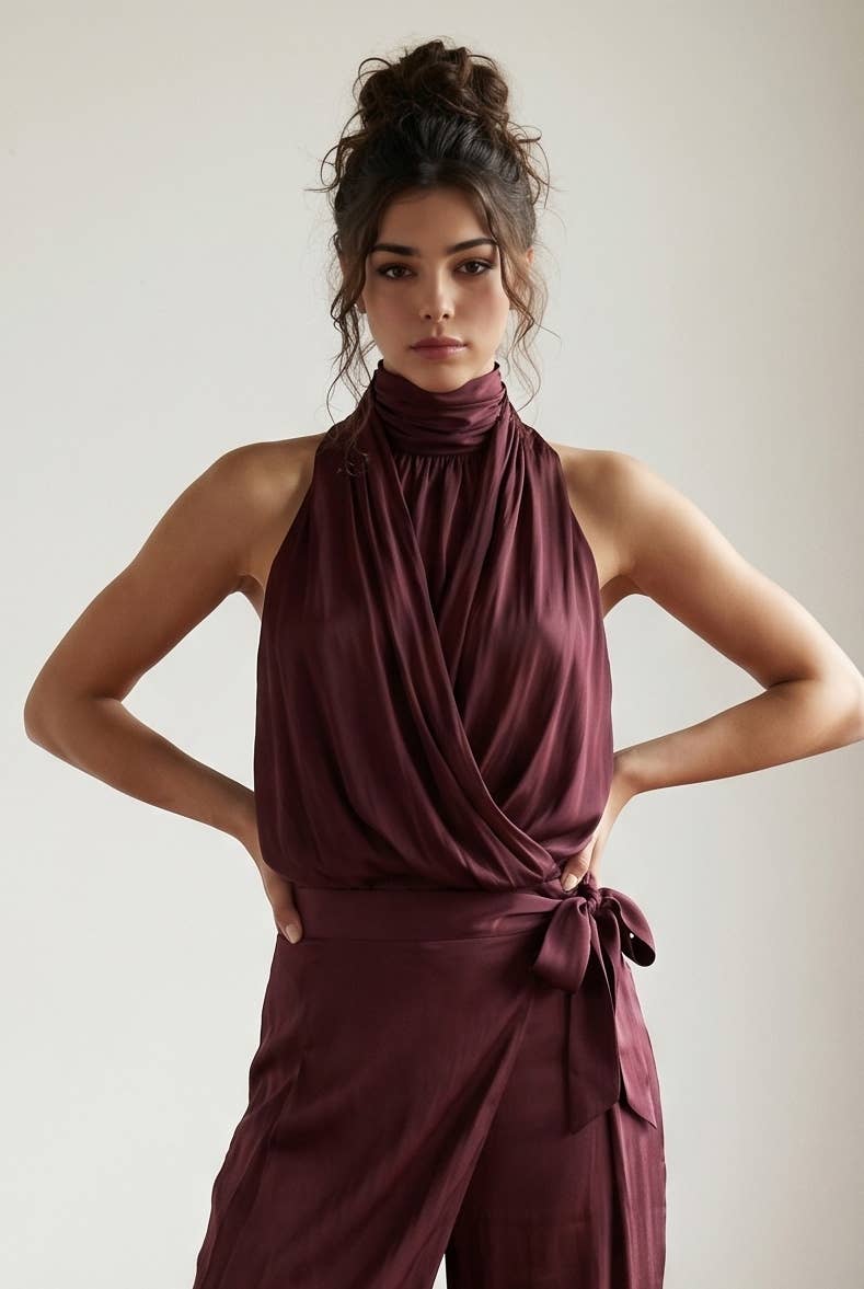 Serena Satin Set