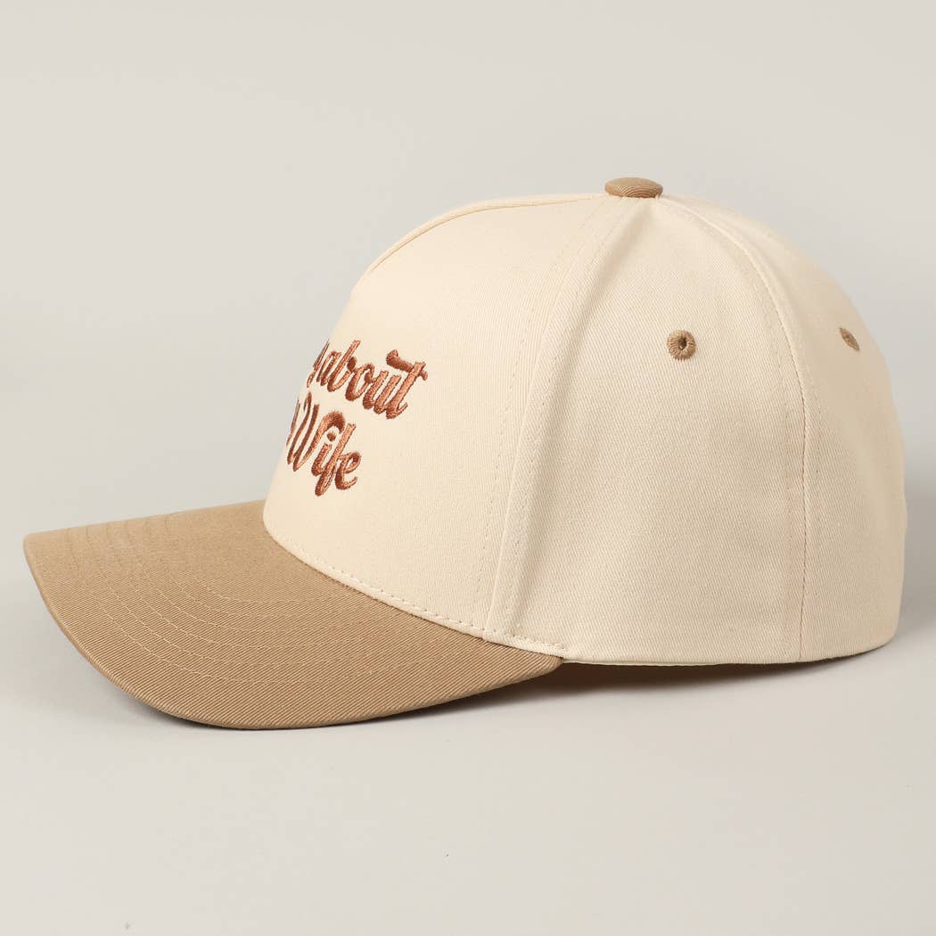 Sorry About My Husband Embroidery Cap