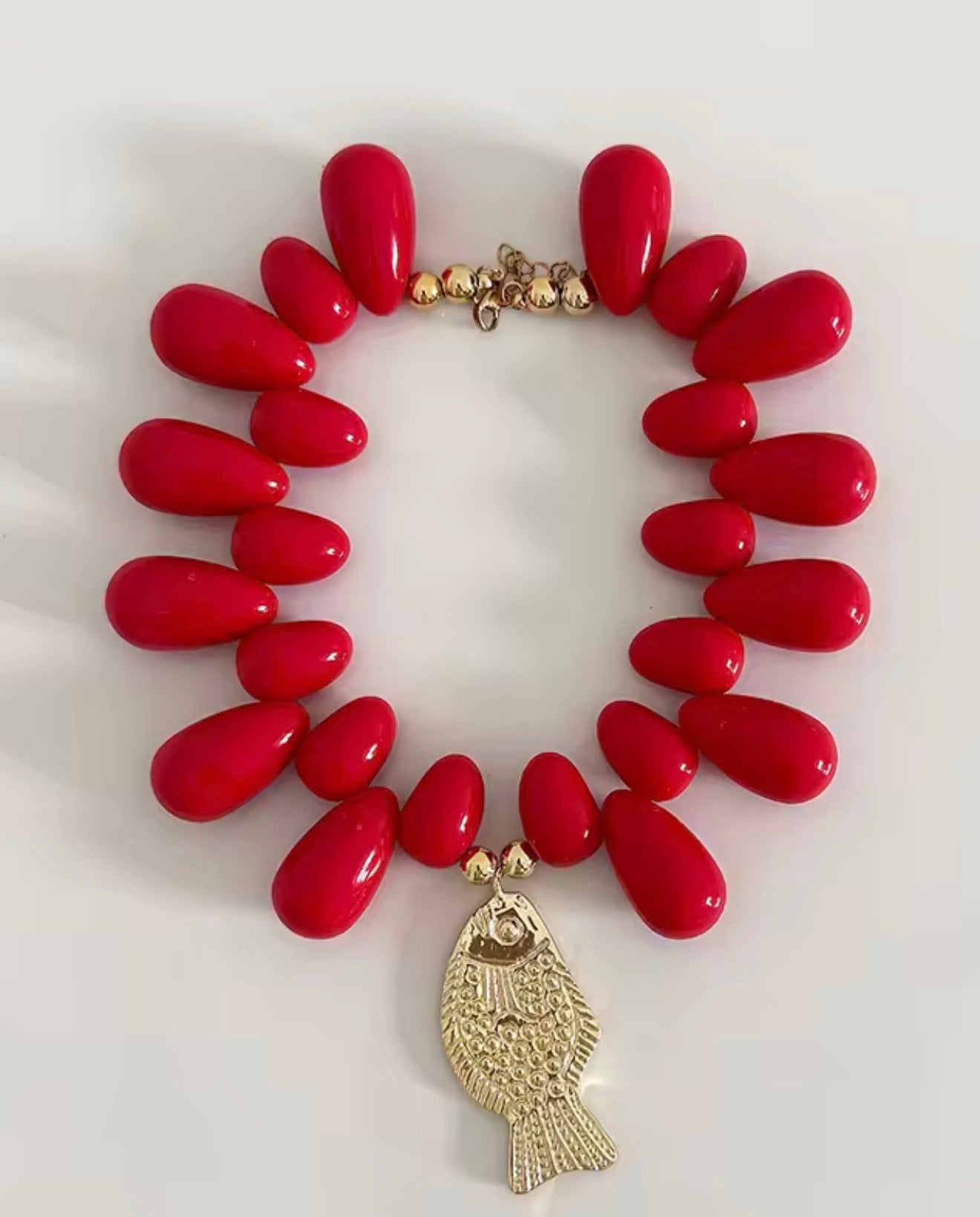 Red Fish Necklace