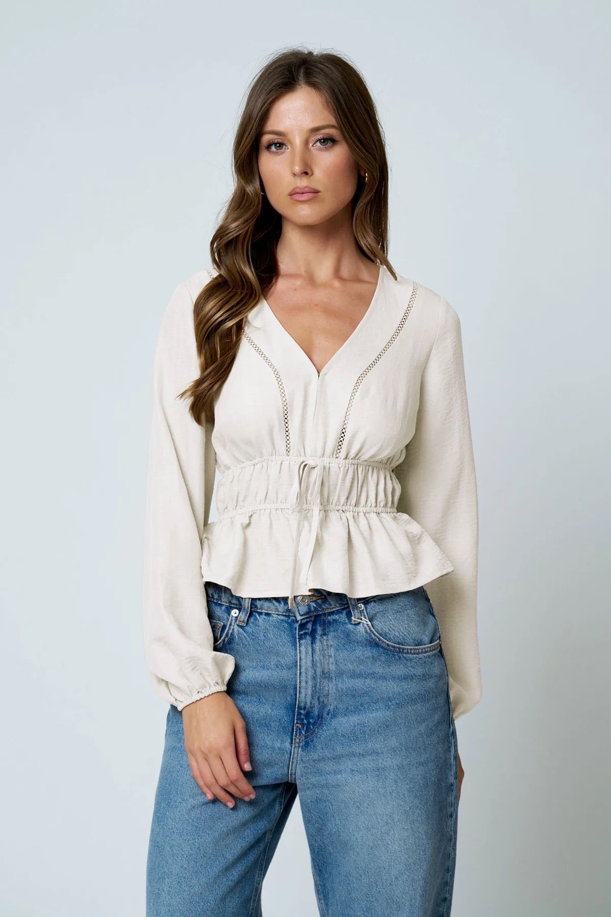 Jen Cream Top