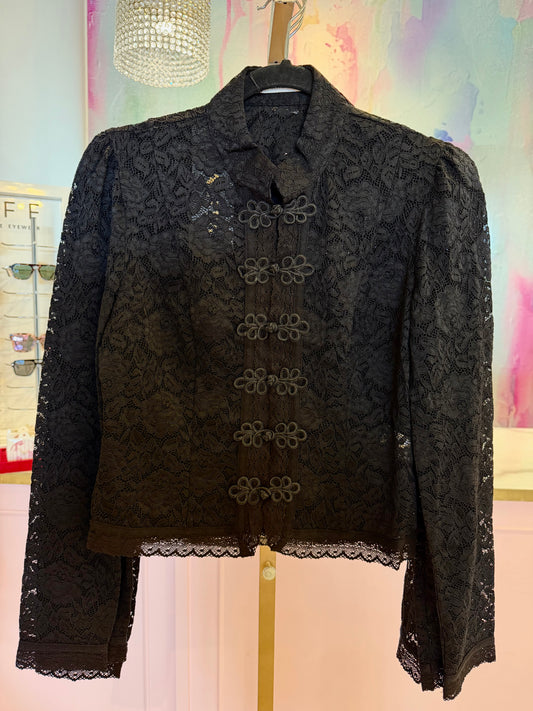 Black Lace Top