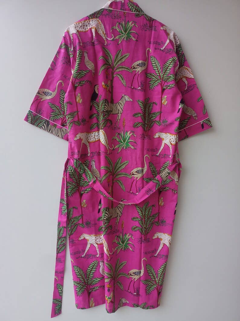 Floral  Print Robe Cover up