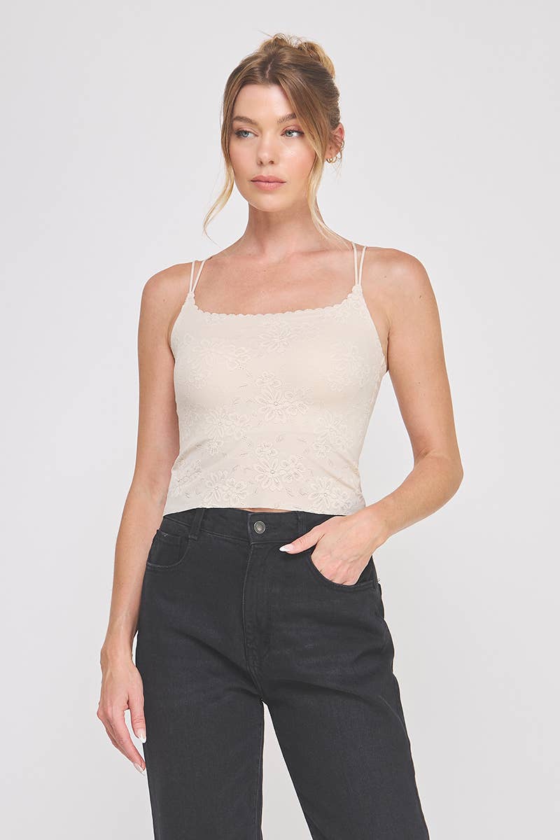 Lace Cami Black