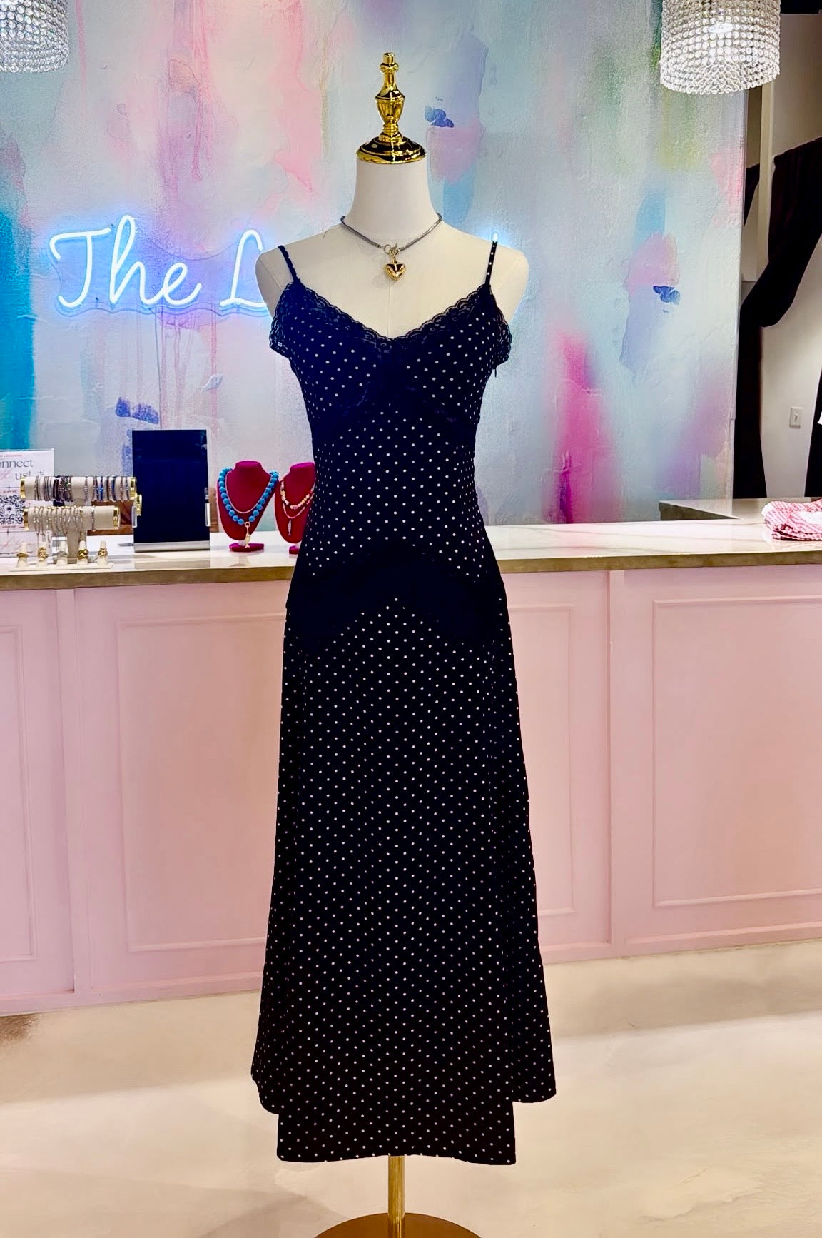 Camelia Polka Dot Dress