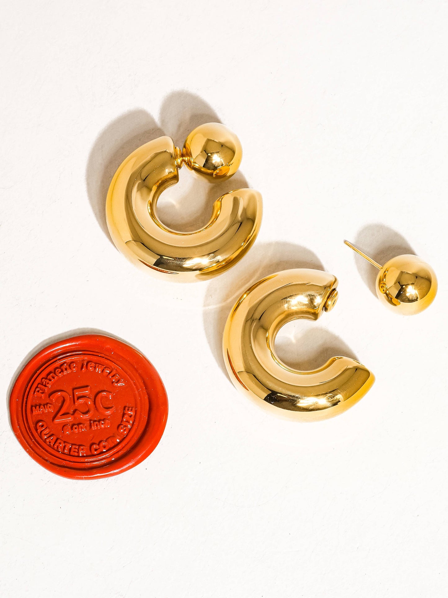 Felicia Gold Hoop Earring