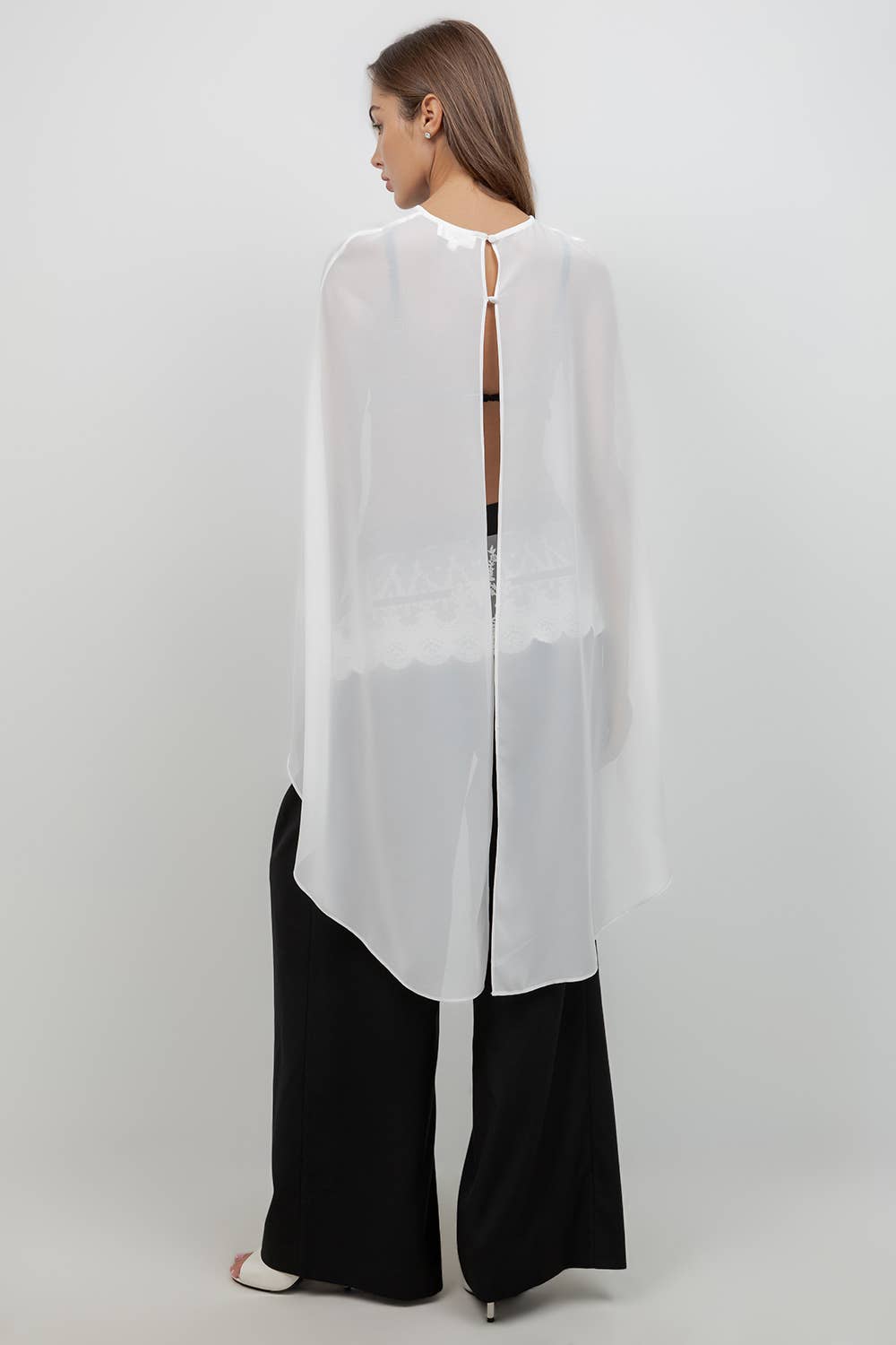 SOFT WOVEN LAYER CAPE