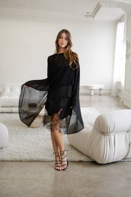 Sabrina Sheer Top