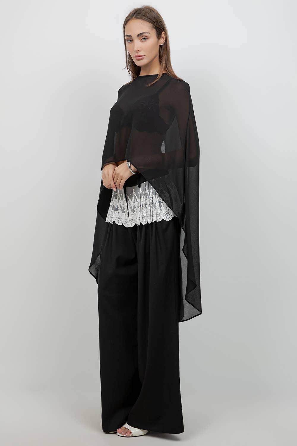 SOFT WOVEN LAYER CAPE