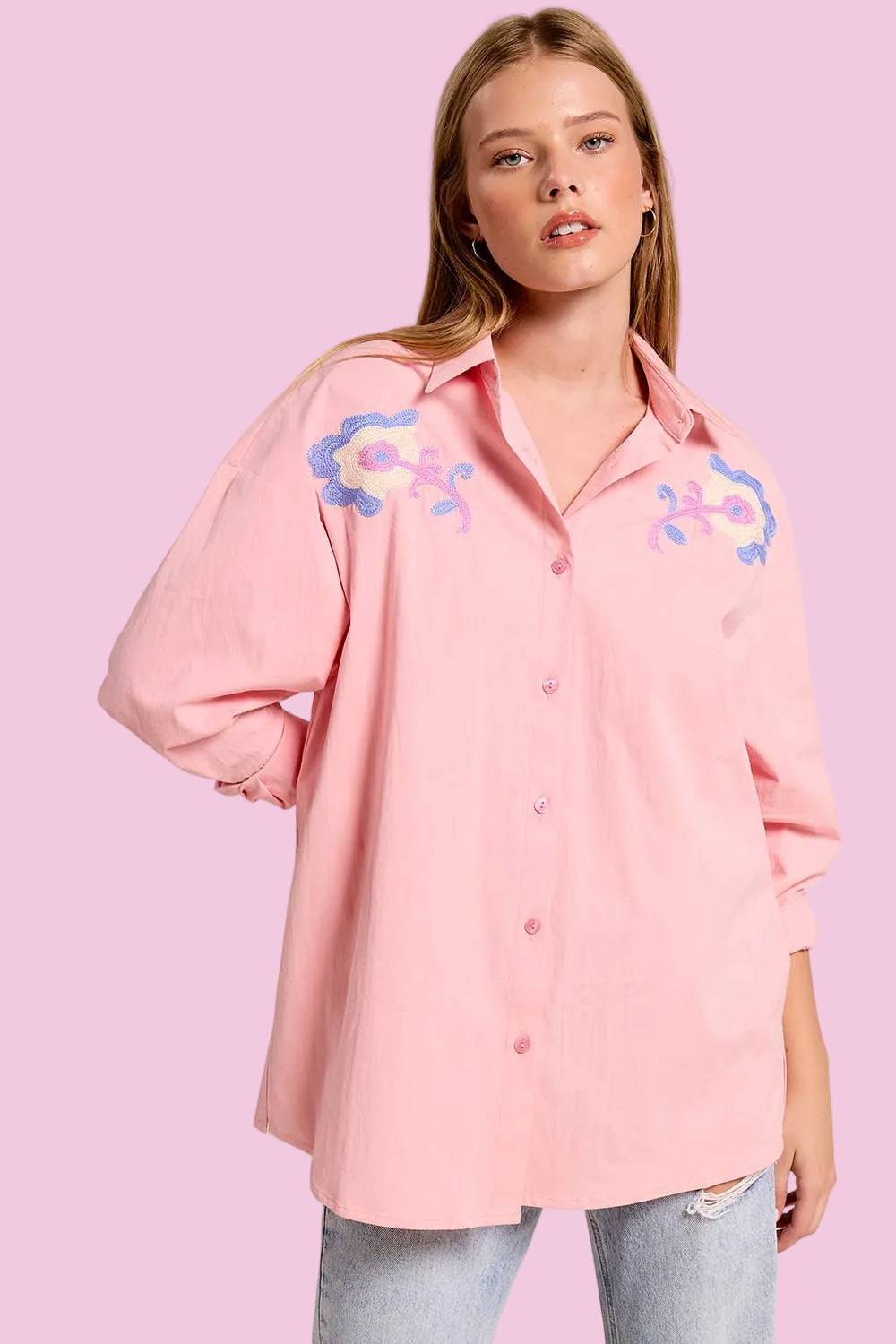 Loraine Embroidery Shirt