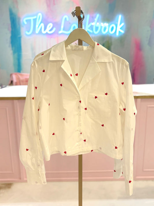 My only Love Embroidered Shirt