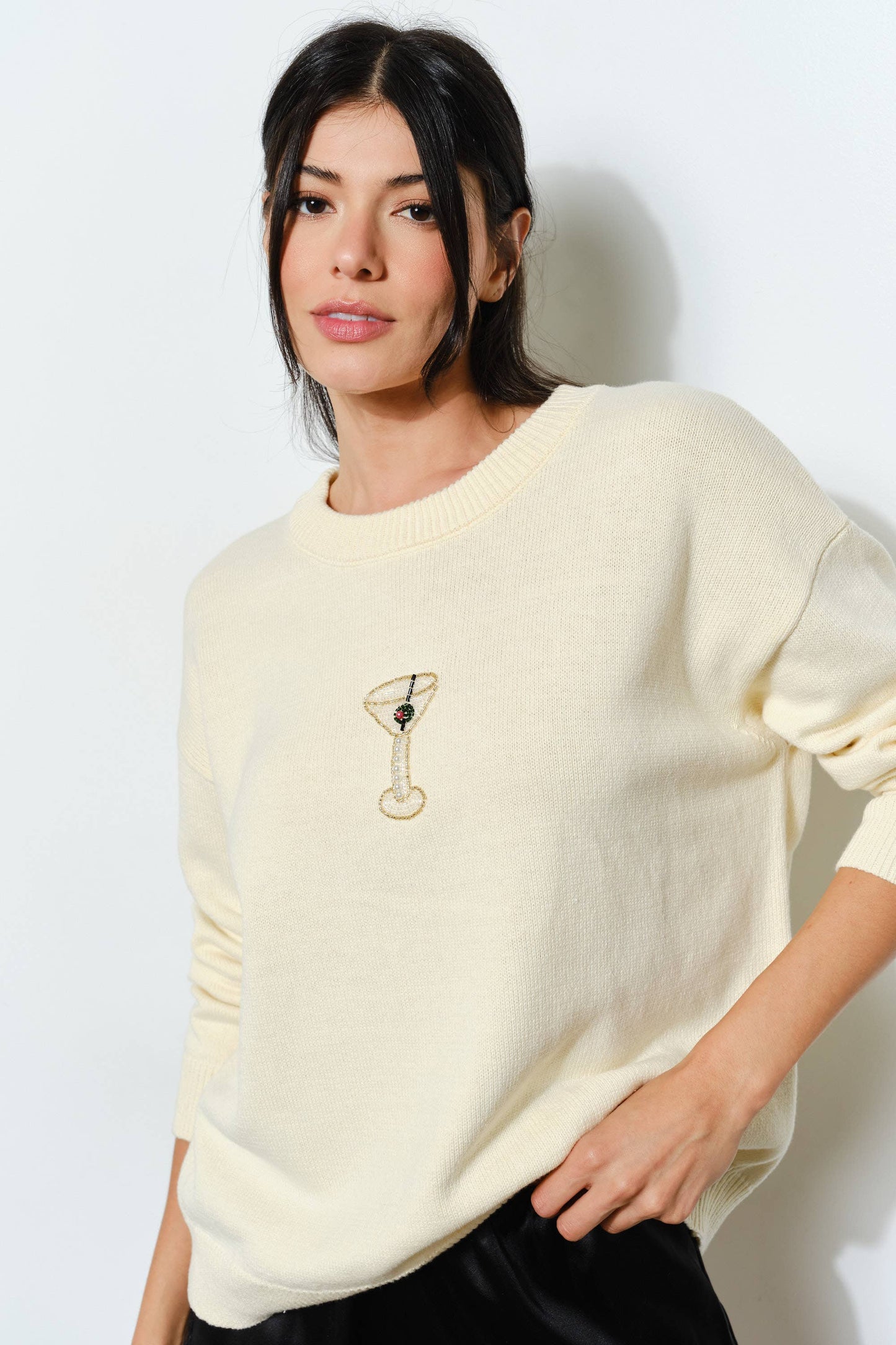 MARTINI BEAD SWEATER