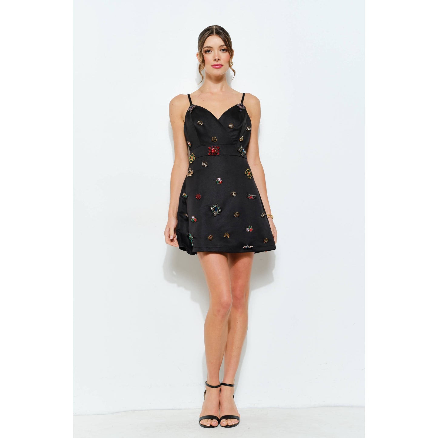 Adora Satin Mini Dress
