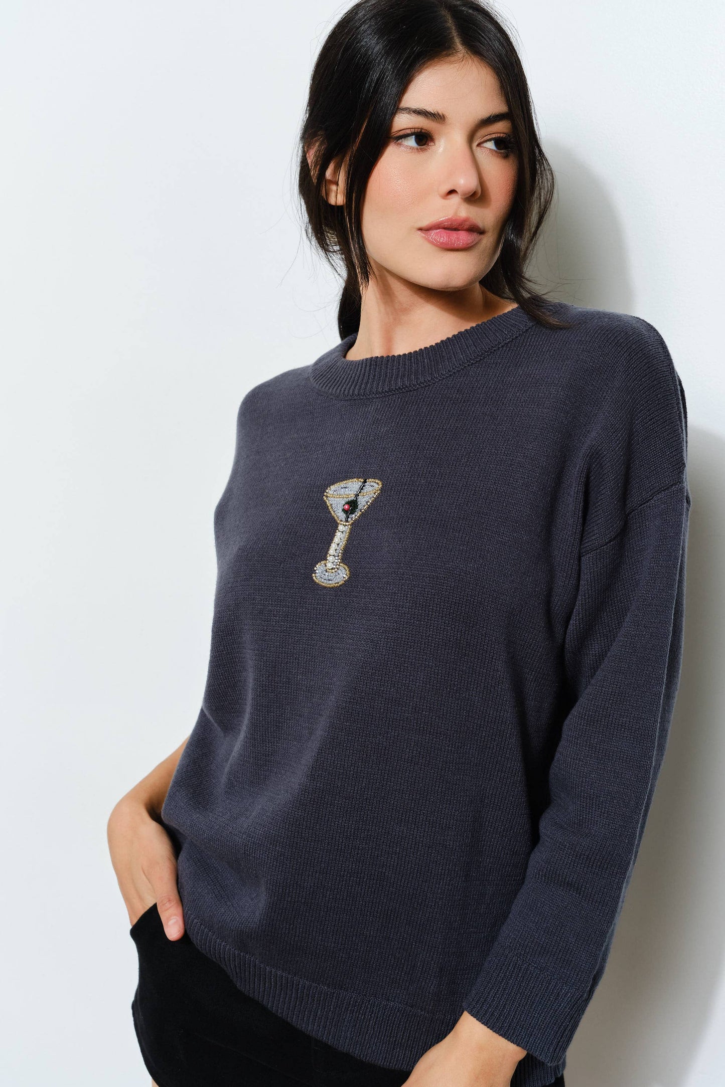 MARTINI BEAD SWEATER