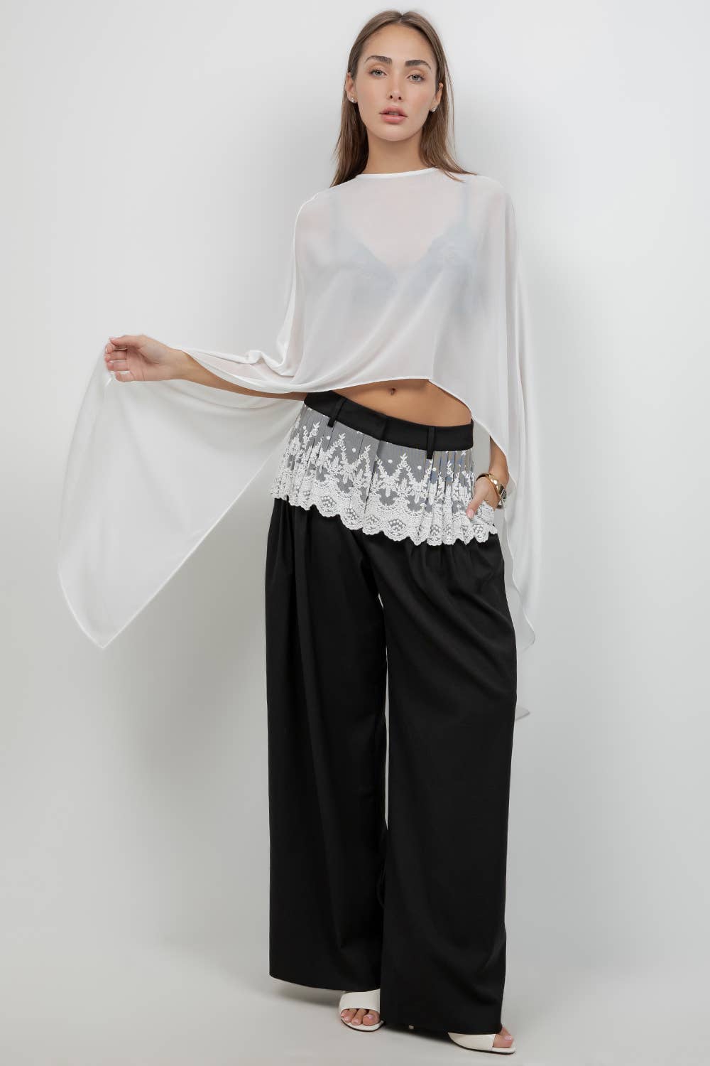 SOFT WOVEN LAYER CAPE