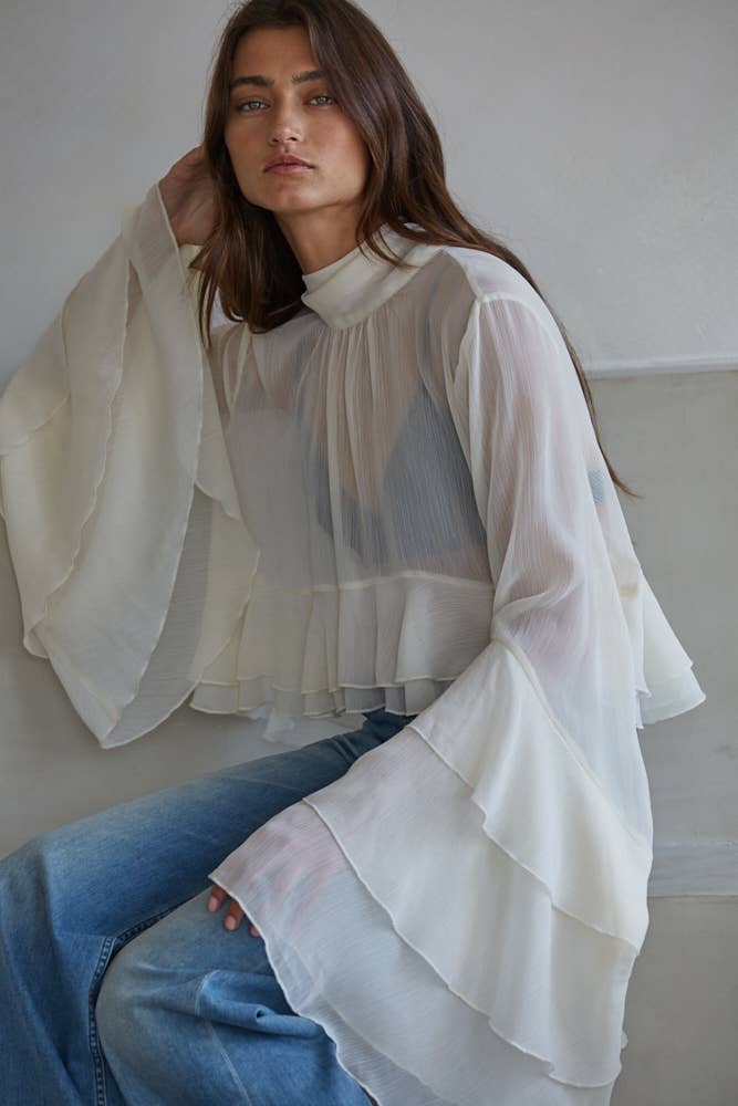 Becka Chiffon Top