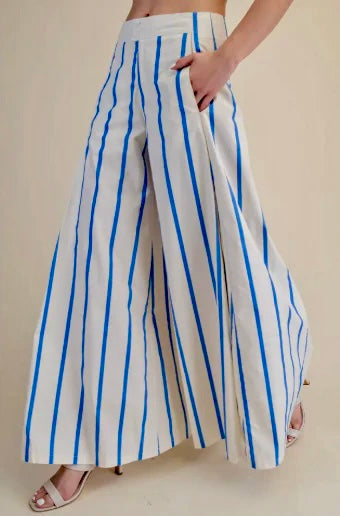 Dina Striped Wide Leg Pants