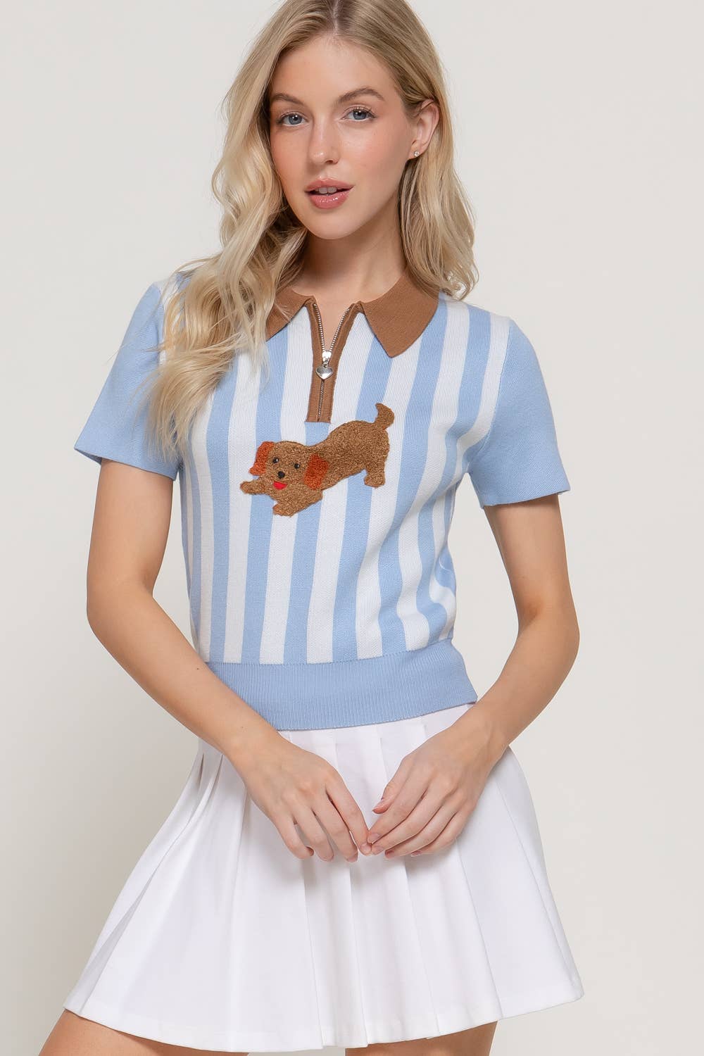 Puppy Polo Top