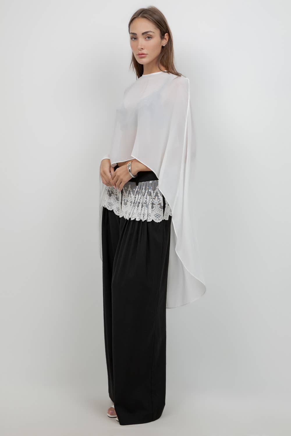 SOFT WOVEN LAYER CAPE