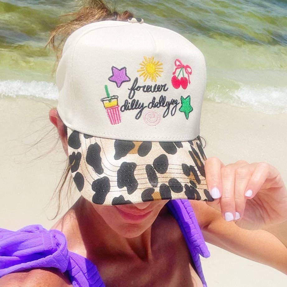 Forever Dilly dallying Leopard Hat