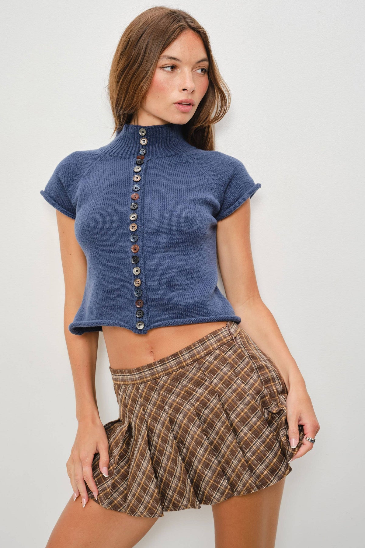 JENNA BUTTON UP KNIT TOP