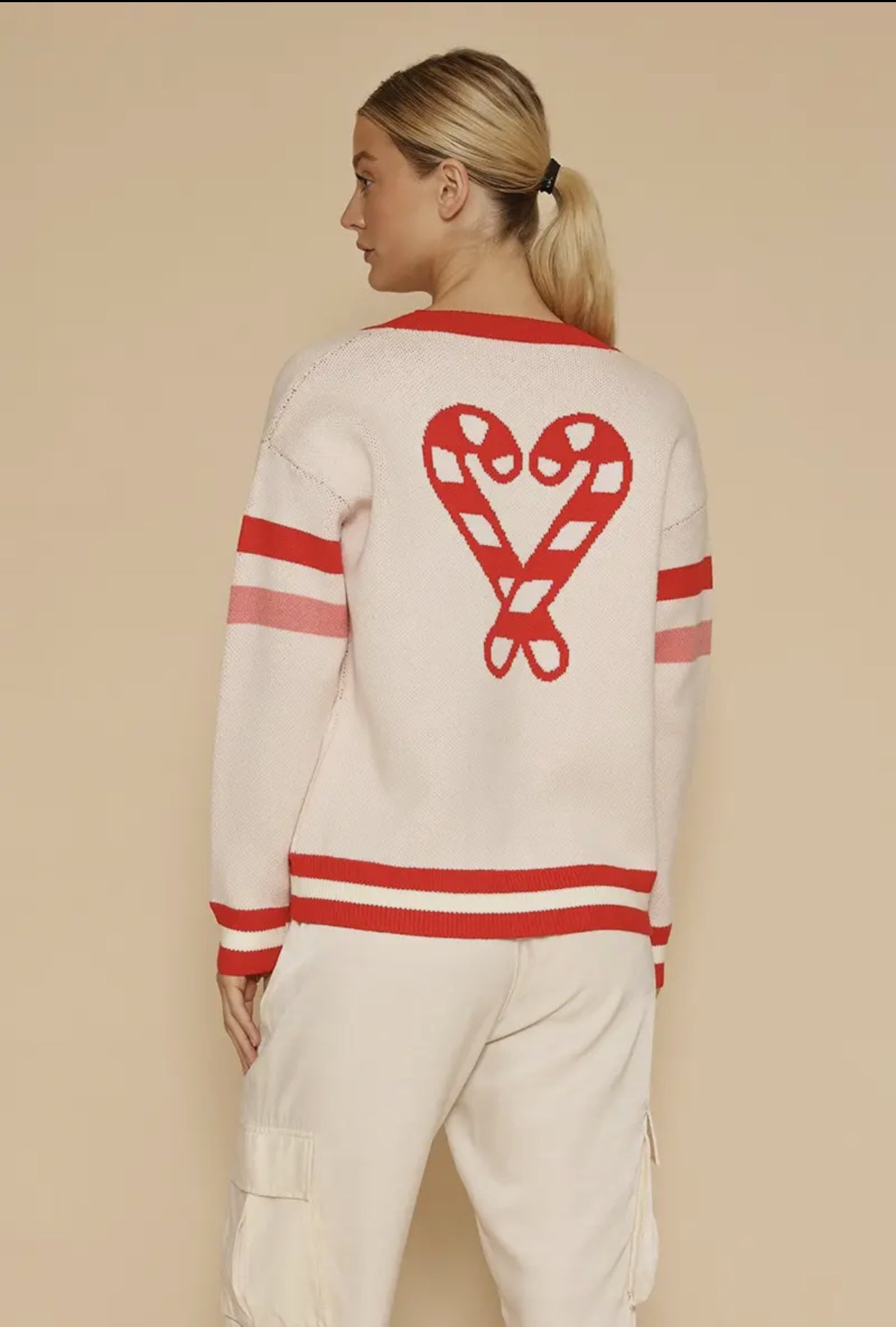 Candy Cane Sweater